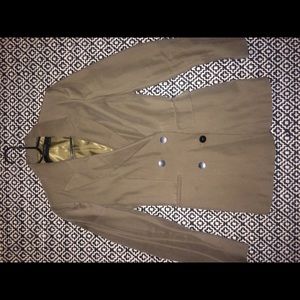 Zara Double-Breasted Casual Suit Jacket